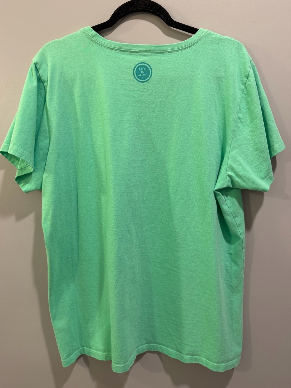 Life Is Good Peace Love Dogs Crusher Graphic Tee Green Size XXL - Picture 2 of 6